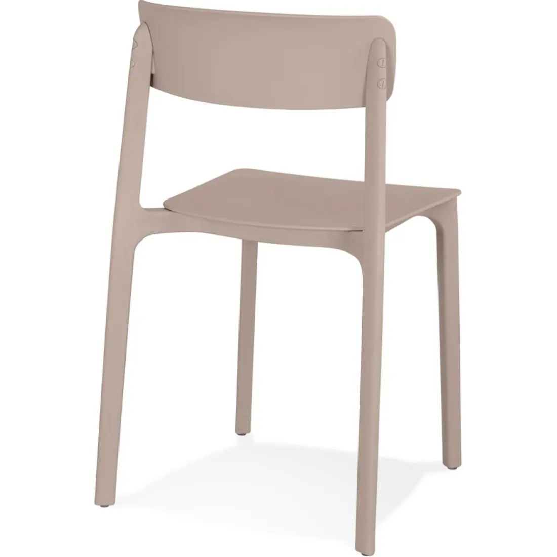 Chaise intérieur ou extérieur 'TROPICAL' en matière plastique beige