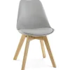 Chaise moderne 'TEKI' grise