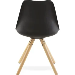 Chaise scandinave 'GOUJA' noire