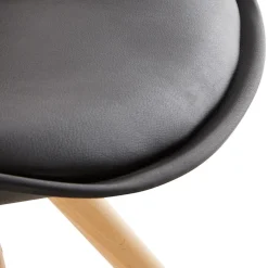 Chaise scandinave 'GOUJA' noire