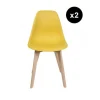 Chaise scandinave Jaune VADSA