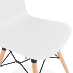Chaise scandinave 'TONIC' blanche design