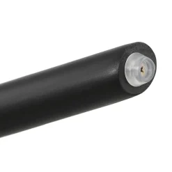 Chaise vintage 'RICKY' en velours noir et pieds en bois noir