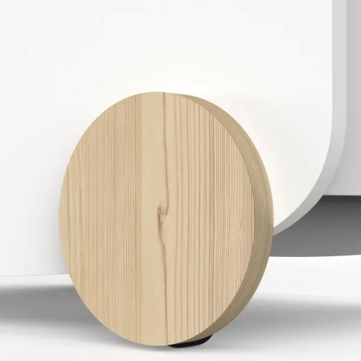 Chariot de Rangement a roulettes blanc FIRMIANA