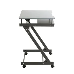 Chariot ordinateur Gris anthracite en Métal laqué