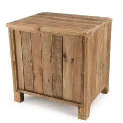 Chevet ANDRIAN 2 Tiroirs Bois Pin Recyclé