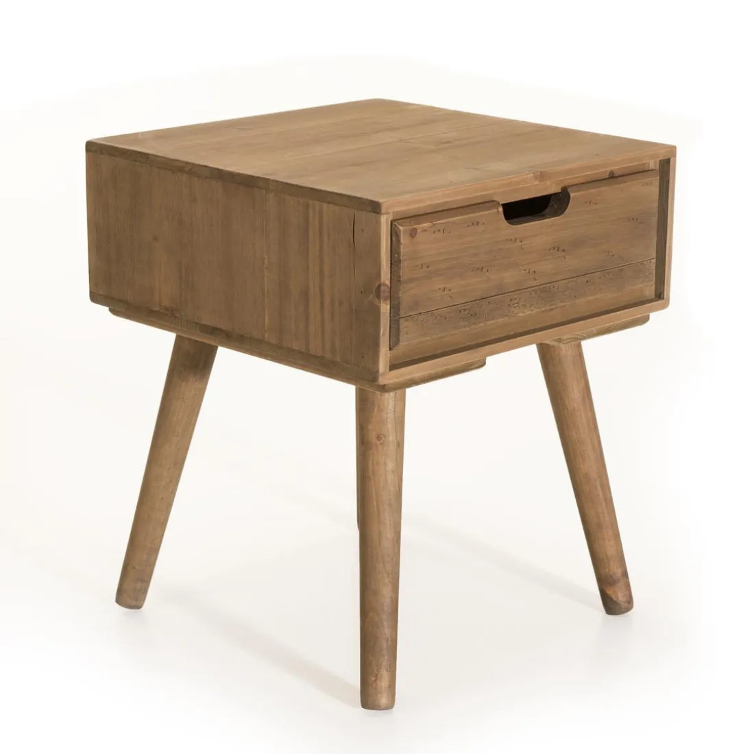 Chevet ANDY Scandi Bois 1 Tiroir Sapin