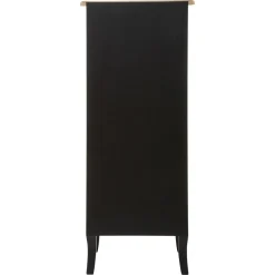 Chiffonier 5 Tiroir Noir Chrysa