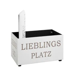 Coffre de rangement cuir imprimé motif