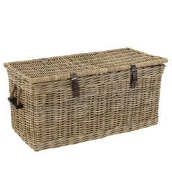 Coffre de rangement en kubu naturel KALLY