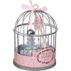 Coffret Cage Et Diffuseur Et Bougie D14 cm Vert