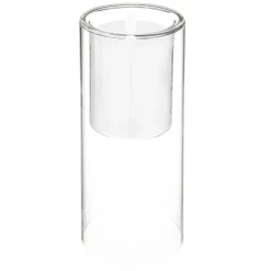 Coffret de 3 bougies LED double en verre