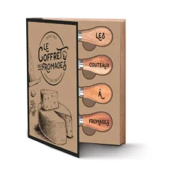 Coffret Fromages Couteau X4 Et Planche