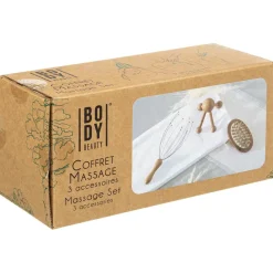 Coffret massage 3 pièces bambou