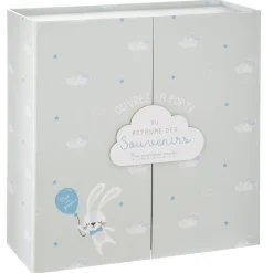 Coffret Naissance Porte Nuage bleu