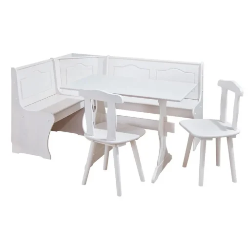 Coin Repas DONAU Pin Massif Blanc