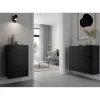 Commode 1 porte 2 tiroirs DARK 5 anthracite