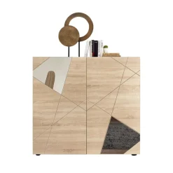 Commode 2 portes beige