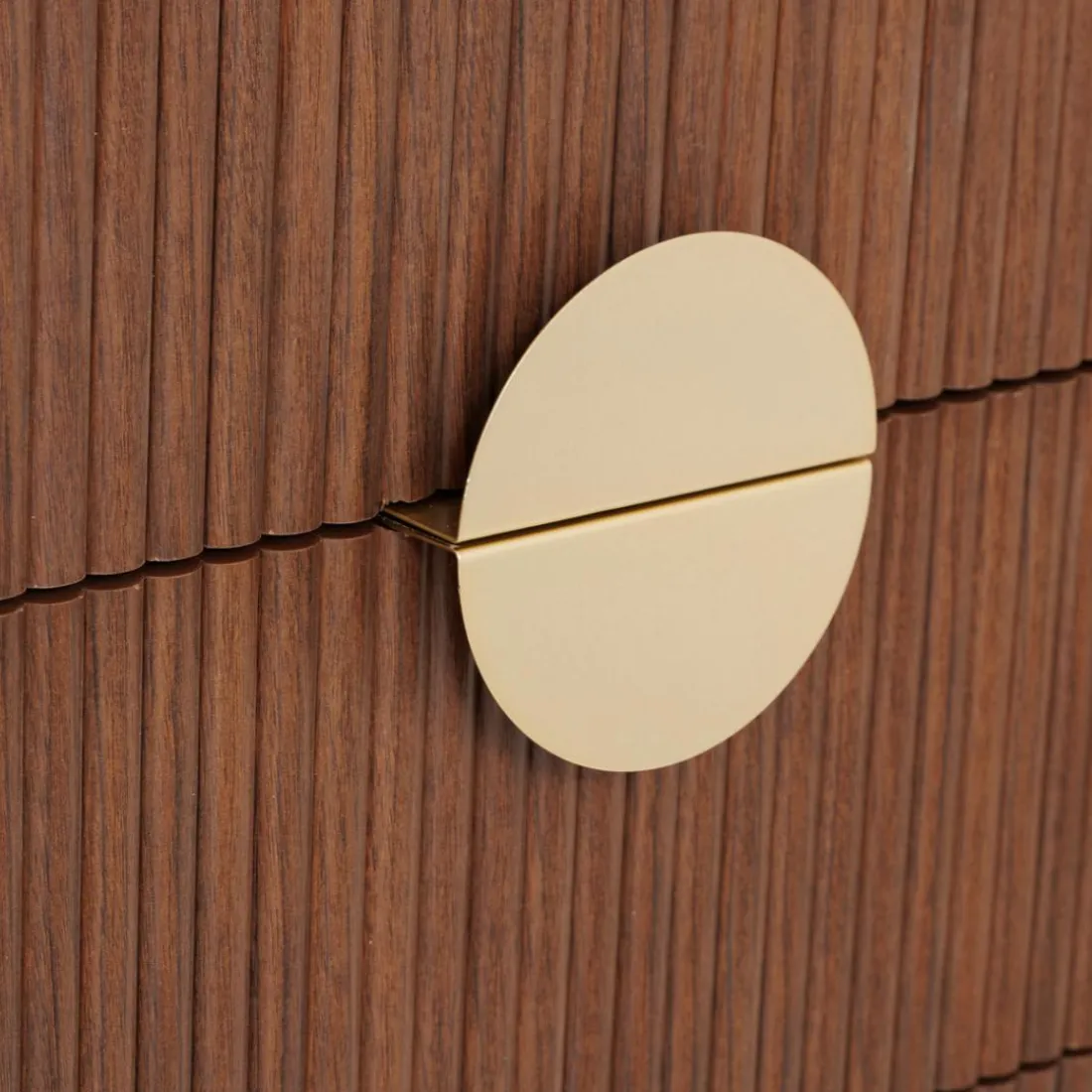 Commode 3 étagères Wany marron