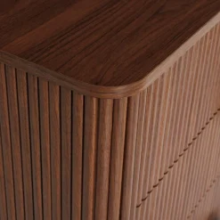 Commode 3 étagères Wany marron