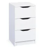 Commode 3 tiroirs Blanc MAURATI