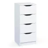 Commode 4 tiroirs Blanc MAURATI