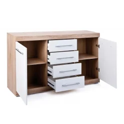 Commode 4 tiroirs Blanche DALAI