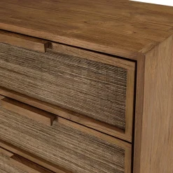 Commode 3 tiroirs en bois de teck recyclé