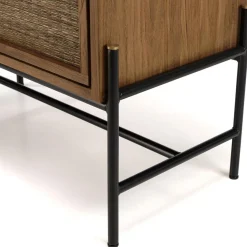 Commode 3 tiroirs en bois de teck recyclé