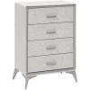 Commode 4 tiroirs Granite gris