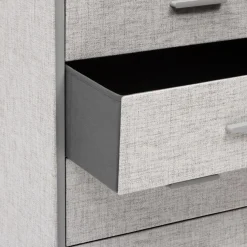 Commode 4 tiroirs Granite gris