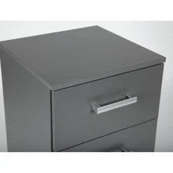 Commode 4 Tiroirs Gris Graphite ELENZIO