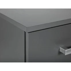 Commode 4 Tiroirs Gris Graphite ELENZIO
