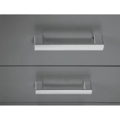 Commode 4 Tiroirs Gris Graphite ELENZIO