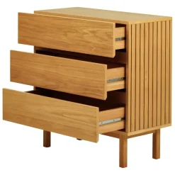 Commode 3 tiroirs naturel