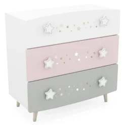Commode 3 tiroirs étoiles