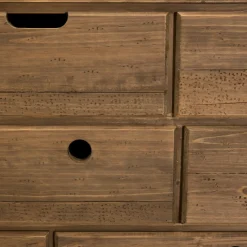 Commode ANDY Scandi Bois 8 Tiroirs Sapin