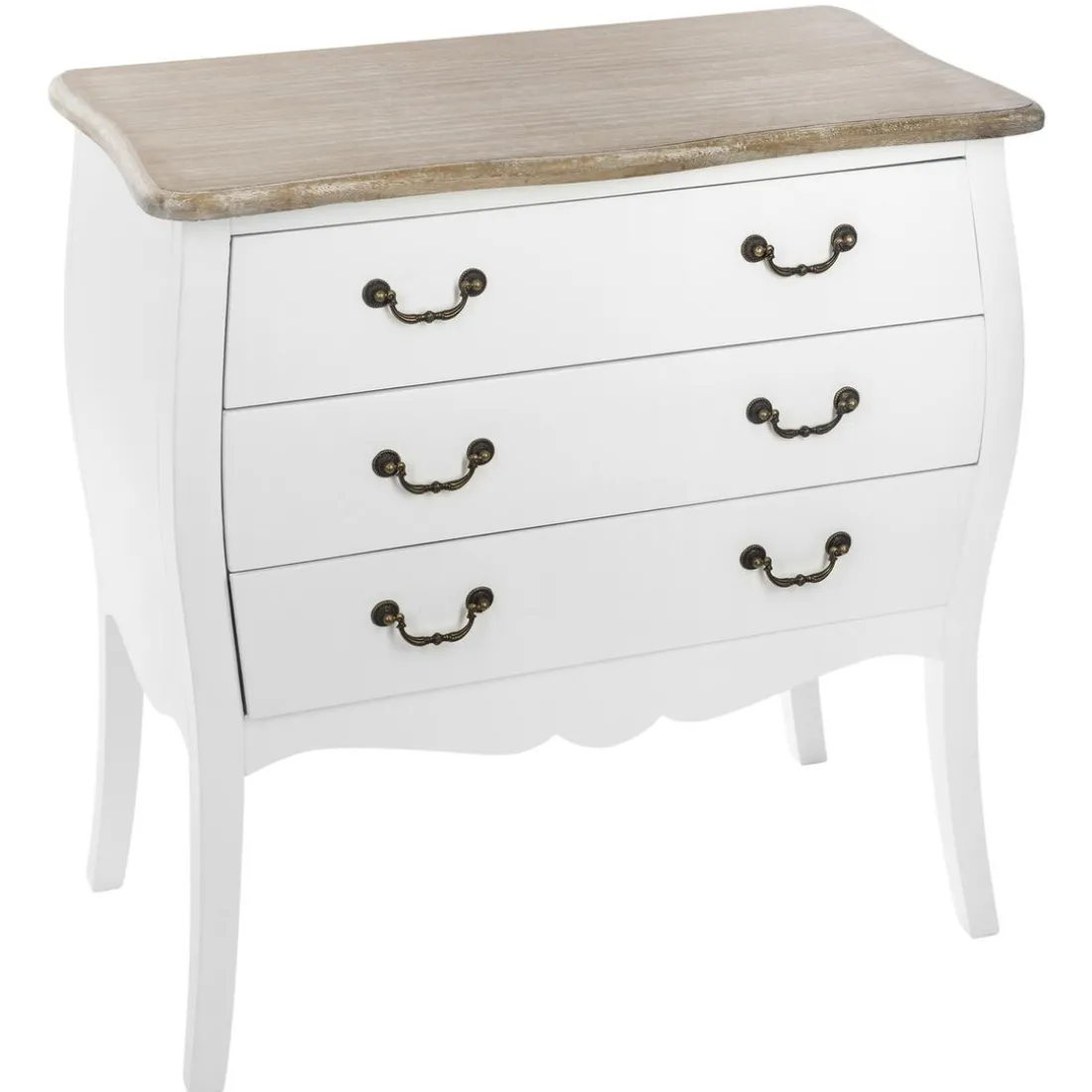 Commode chrysa naturel 3 tiroirs