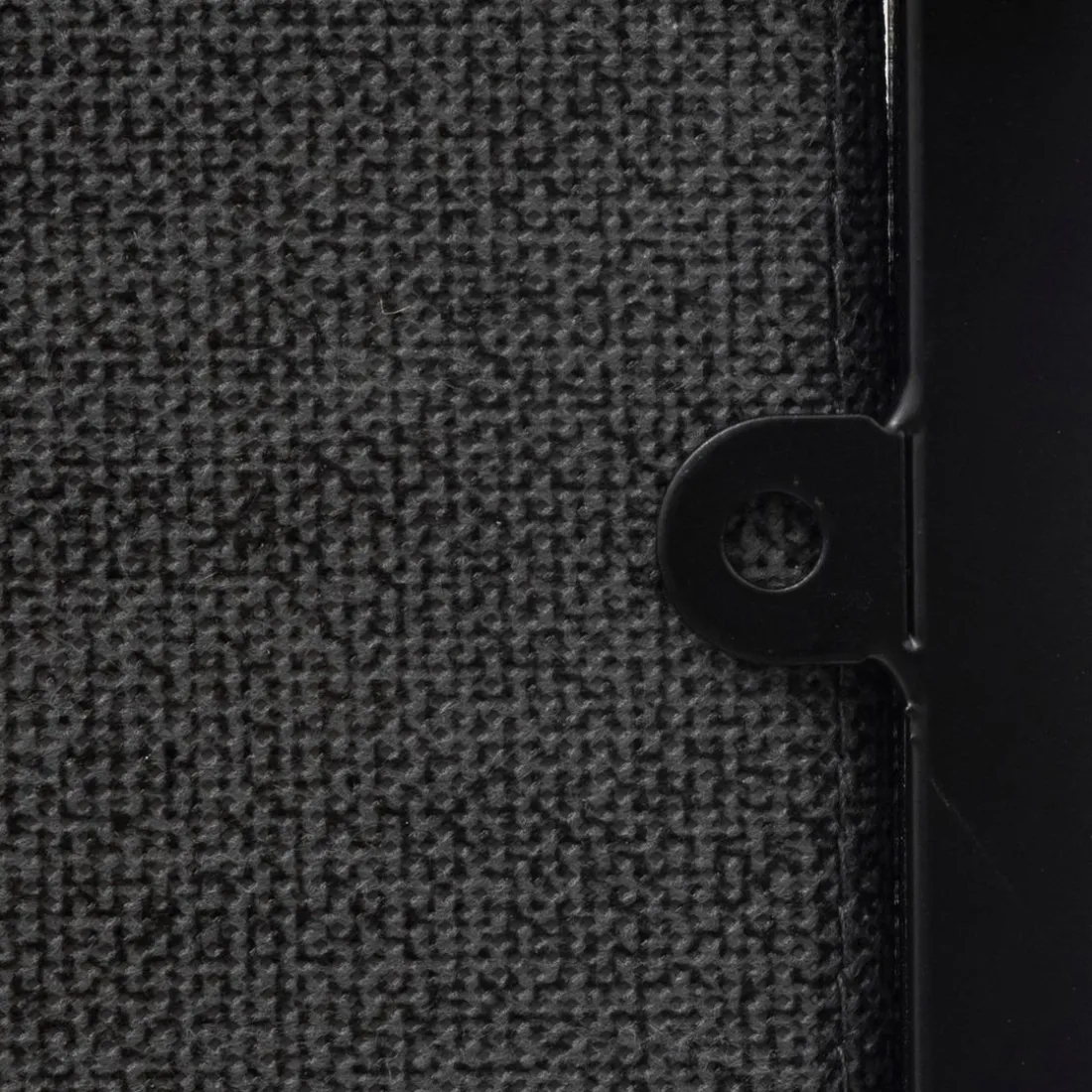 Commode de rangement 3 tiroirs en bois gris foncé