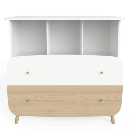 Commode FIRMIANA 2 tiroirs avec 3 niches