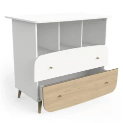 Commode FIRMIANA 2 tiroirs avec 3 niches