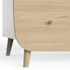 Commode FIRMIANA 2 tiroirs avec 3 niches