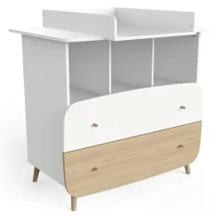 Commode FIRMIANA 2 tiroirs avec 3 niches