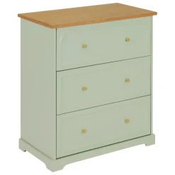 Commode Mohéa Vert céladon 3 tiroirs