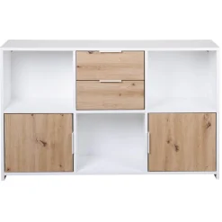 Commode PEPETO 2 tiroirs / 2 portes / 3 niches