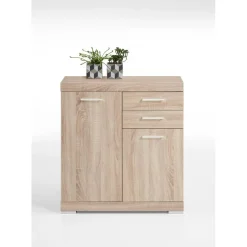 Comode avec 2 portes et 2 tiroiris BRISTOL 2 naturel