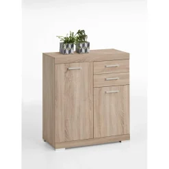 Comode avec 2 portes et 2 tiroiris BRISTOL 2 naturel