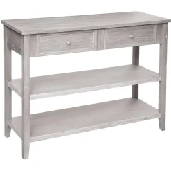 Console 2 Tiroirs Charme NAT Grand Modèle