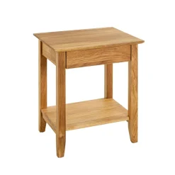 Console avec 1 tiroir et 1 etagère en bois