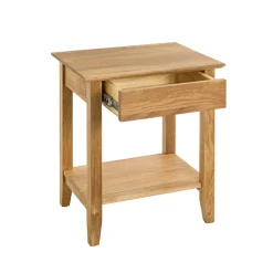 Console avec 1 tiroir et 1 etagère en bois